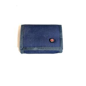 Victorinox Swiss Army Tri-Fold Wallet – Navy Nylon Travel/Outdoor Style